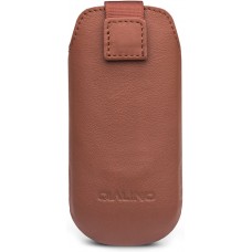 Etui IQOS 2.4 / 3 / 3 DUO - Qialino cuir véritable - Brun