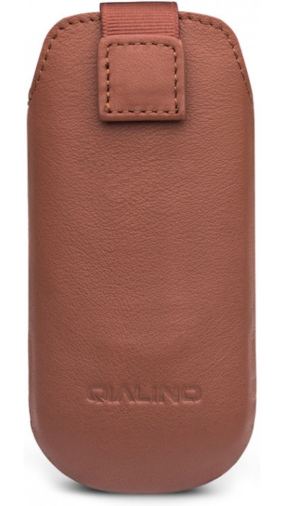 Etui IQOS 2.4 / 3 / 3 DUO - Qialino cuir véritable - Brun