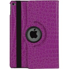 Hülle iPad 9.7" / Air / Air 2 - Premium Kroko Flip 360 - Violett