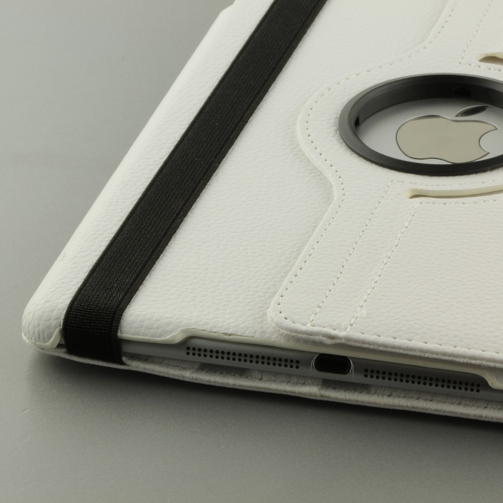 Etui cuir iPad Air 10.9" (2020) - Premium Flip 360 - Blanc
