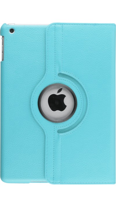 Etui cuir iPad 9.7"- Premium Flip 360 - Bleu clair