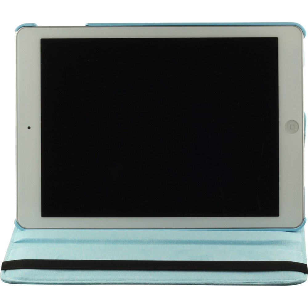 Etui cuir iPad 10.2"- Premium Flip 360 - Bleu clair