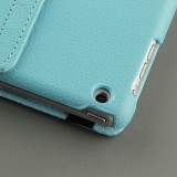 Etui cuir iPad Air 10.9" (2020) - Premium Flip 360 - Bleu clair