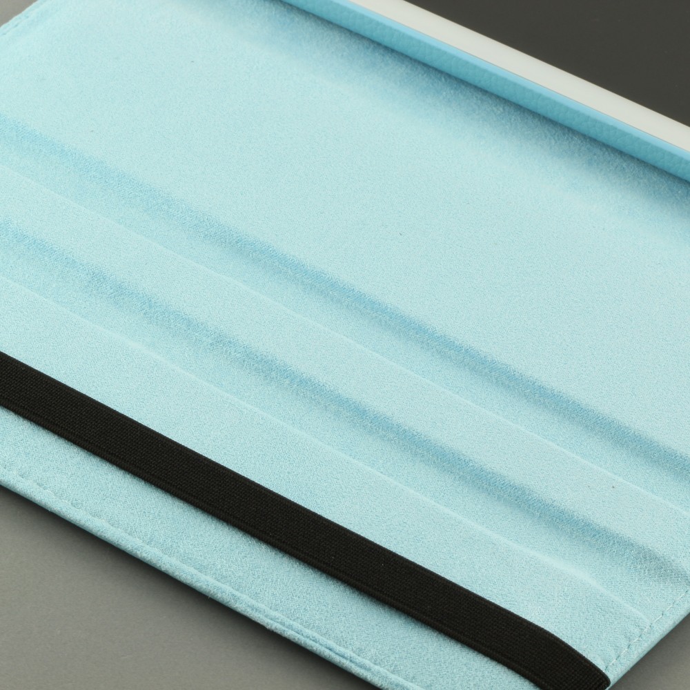 Etui cuir iPad mini 4- Premium Flip 360 - Bleu clair