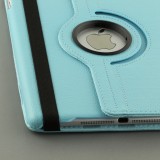 Etui cuir iPad 10.2"- Premium Flip 360 - Bleu clair