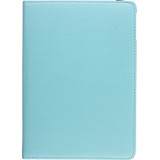 Etui cuir iPad 9.7"- Premium Flip 360 - Bleu clair