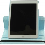 Etui cuir iPad 10.2"- Premium Flip 360 - Bleu clair