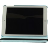 Etui cuir iPad mini / mini 2 / mini 3 - Premium Flip 360 - Bleu clair
