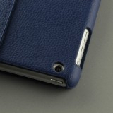 Etui cuir iPad 9.7" - Premium Flip 360 - Bleu foncé