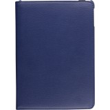 Etui cuir iPad 10.2" - Premium Flip 360 - Bleu foncé