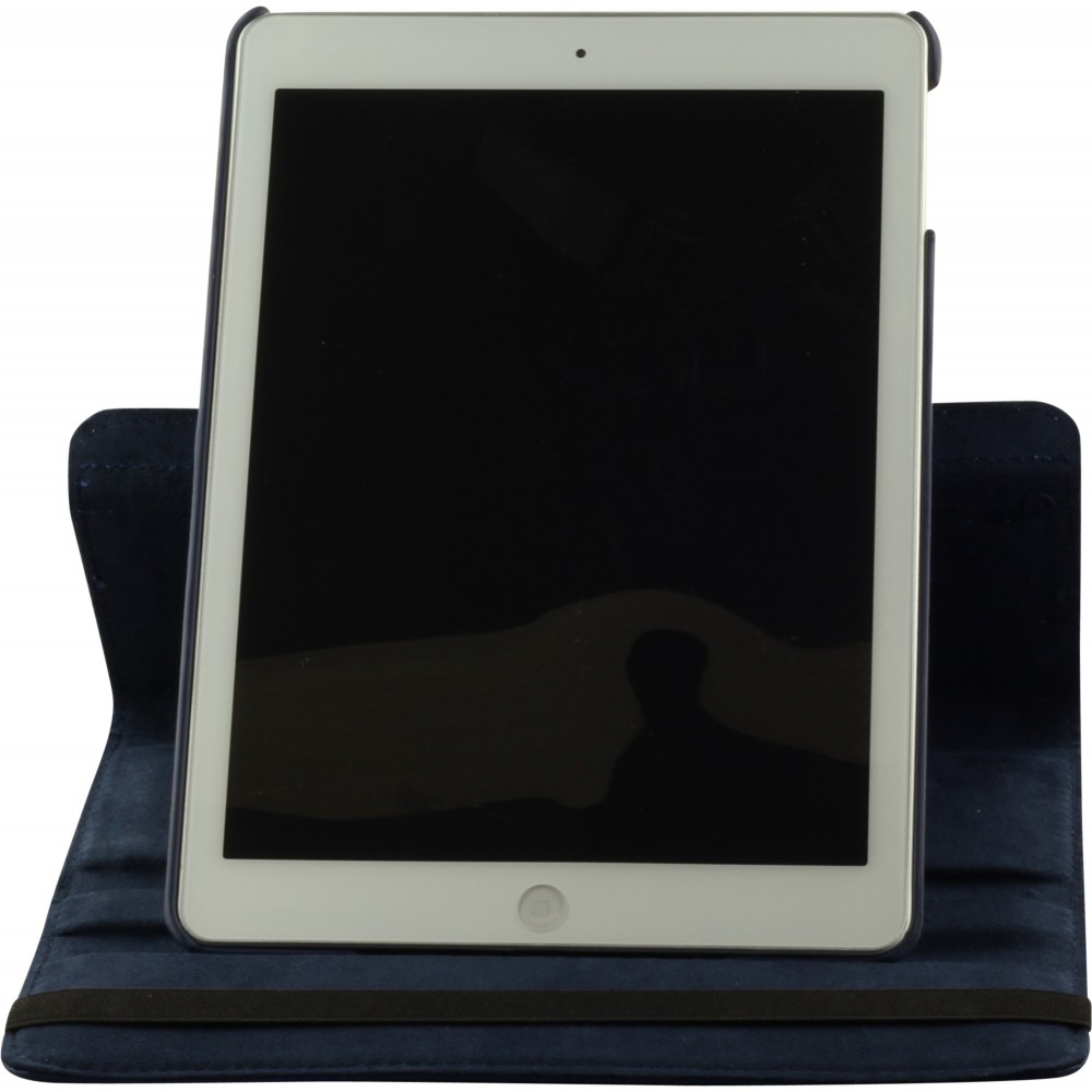 Etui cuir iPad 9.7" - Premium Flip 360 - Bleu foncé