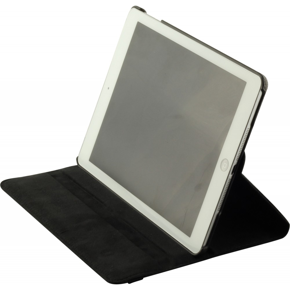 Etui cuir iPad 10.2" - Premium Flip 360 - Noir