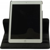 Etui cuir iPad 10.2" - Premium Flip 360 - Noir