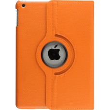 Etui cuir iPad 9.7" - Premium Flip 360 - Orange