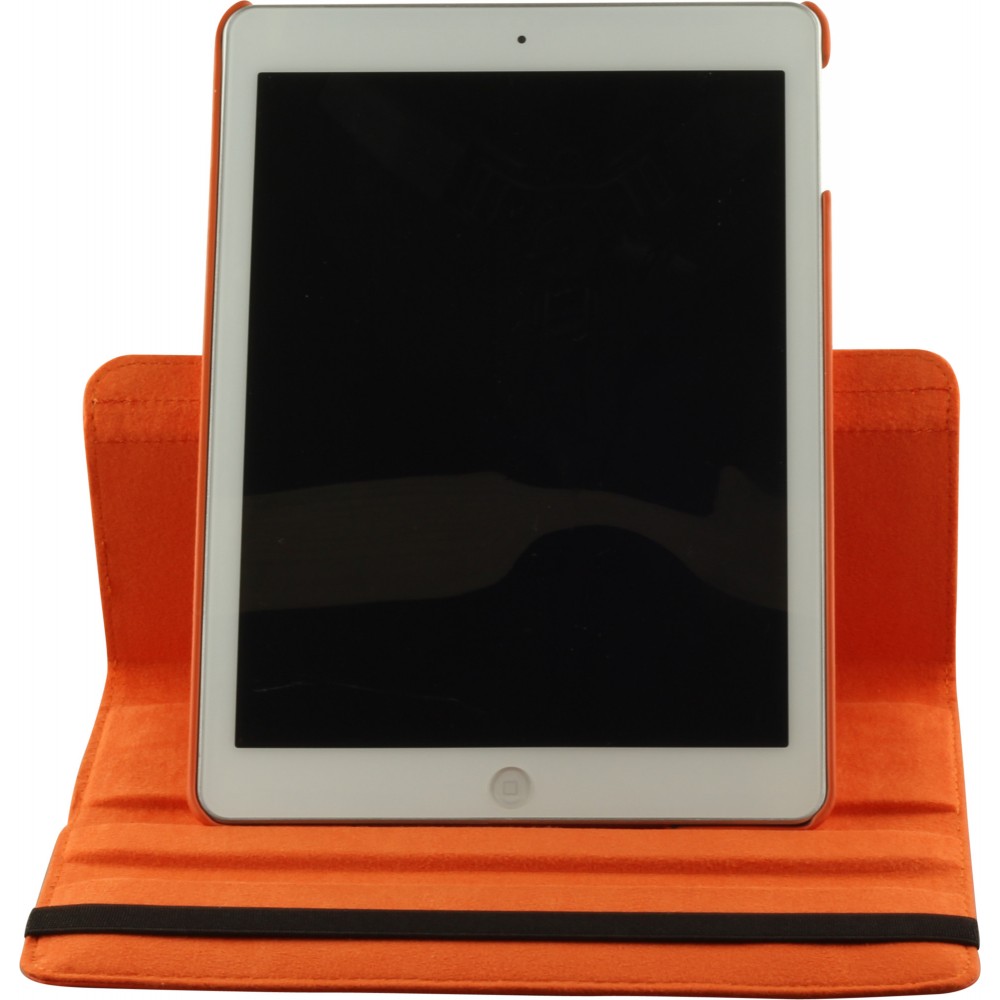 Etui cuir iPad Air 10.9" (2020) - Premium Flip 360 - Orange