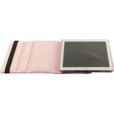 Etui cuir iPad 9.7" - Premium Flip 360 - Rose clair