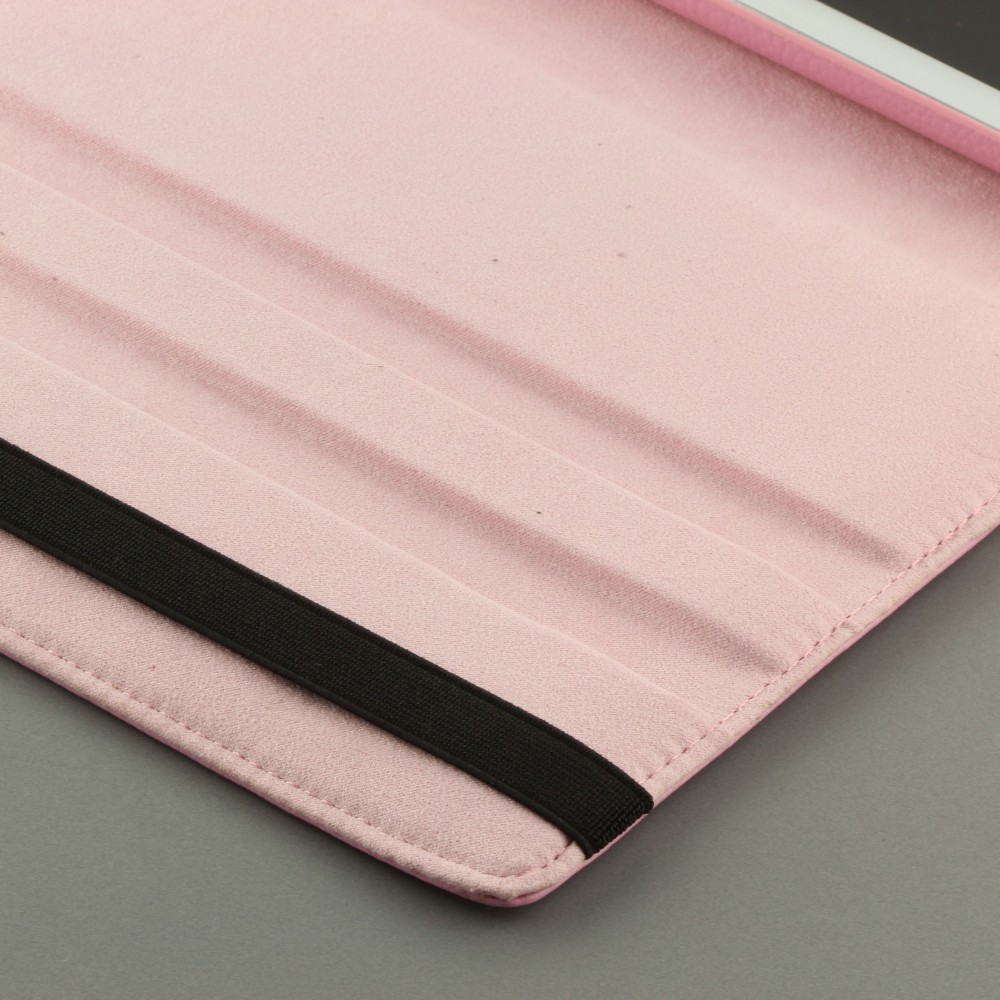 Etui cuir iPad 9.7" - Premium Flip 360 - Rose clair