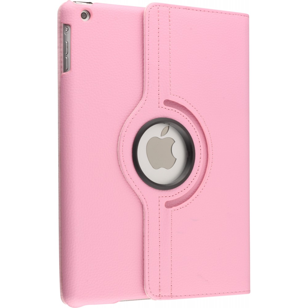 Etui cuir iPad 10.2" - Premium Flip 360 - Rose clair