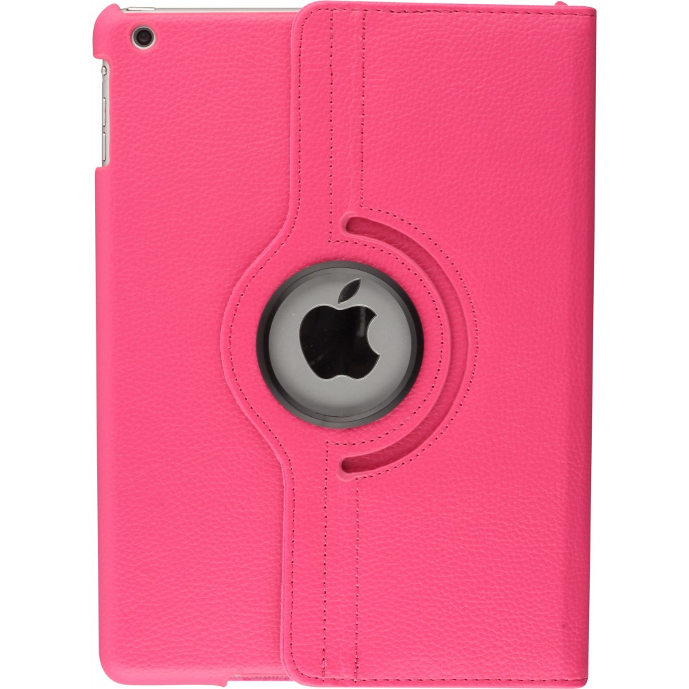 Etui cuir iPad 9.7" - Premium Flip 360 - Rose foncé