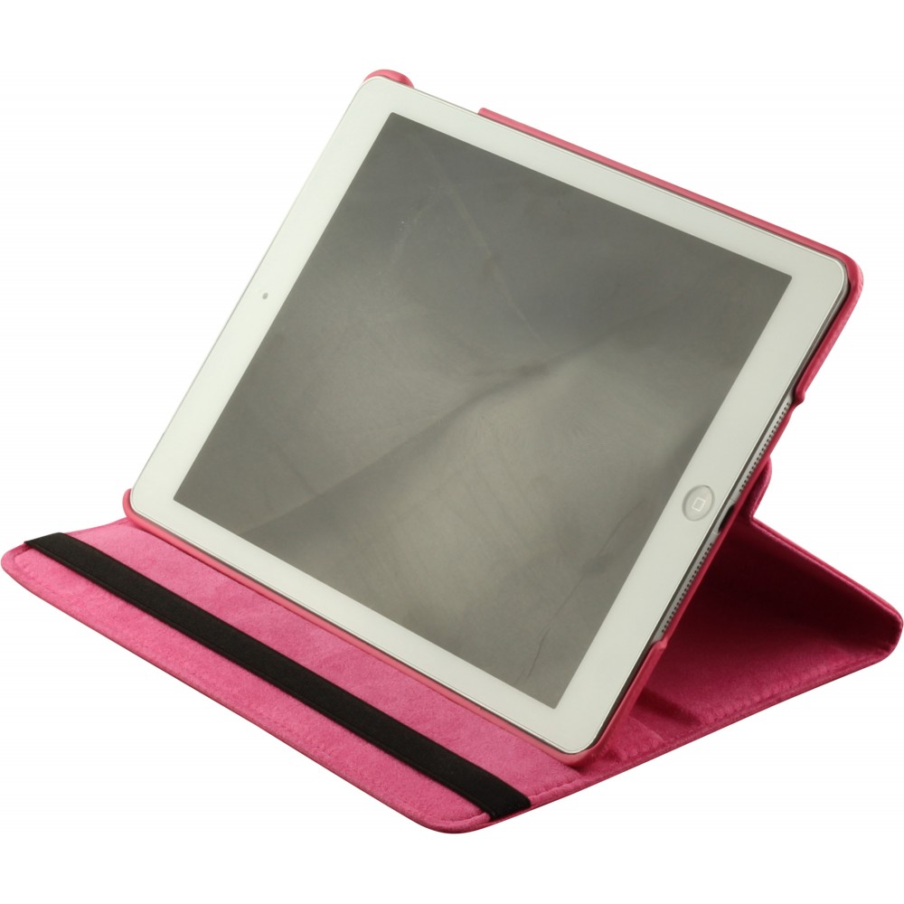 Etui cuir iPad Air 10.9" (2020) - Premium Flip 360 - Rose foncé