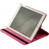 Etui cuir iPad 10.2" - Premium Flip 360 - Rose foncé