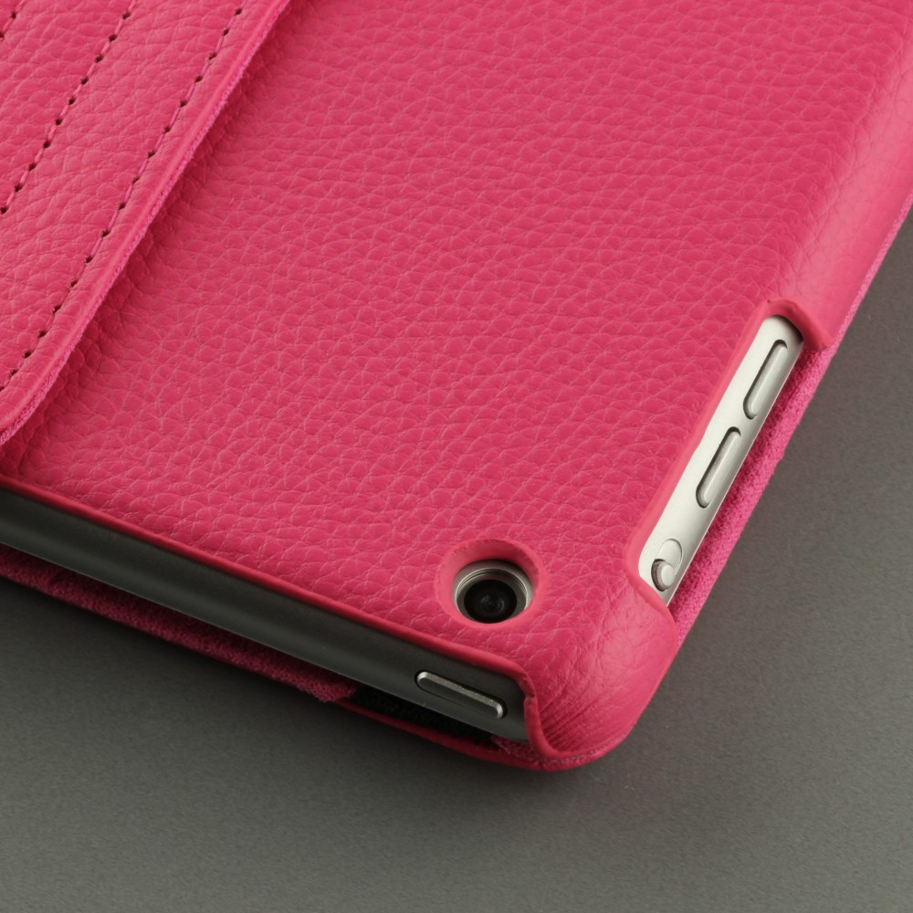 Etui cuir iPad Air 10.9" (2020) - Premium Flip 360 - Rose foncé