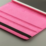 Etui cuir iPad 10.2" - Premium Flip 360 - Rose foncé