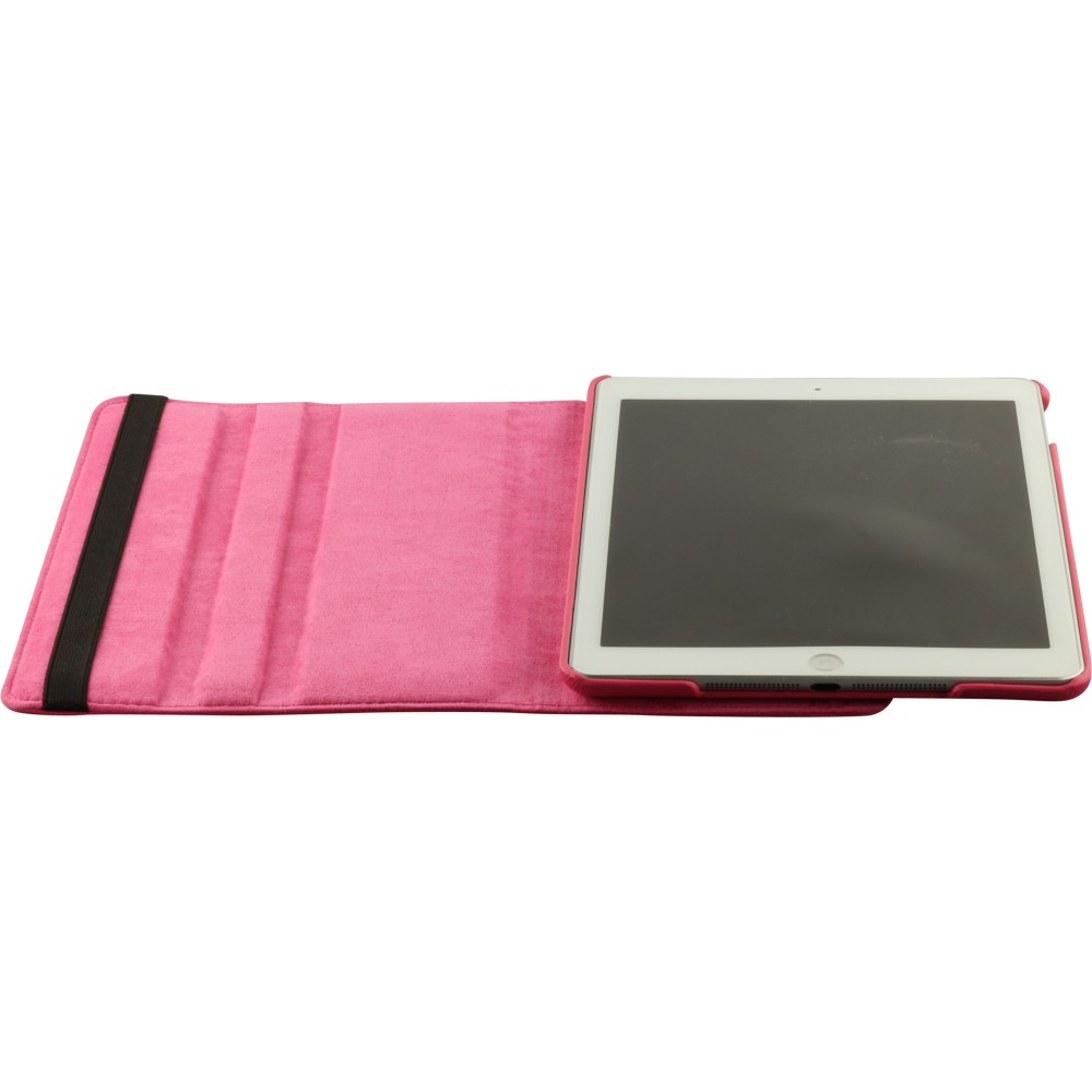Etui cuir iPad Air 10.9" (2020) - Premium Flip 360 - Rose foncé