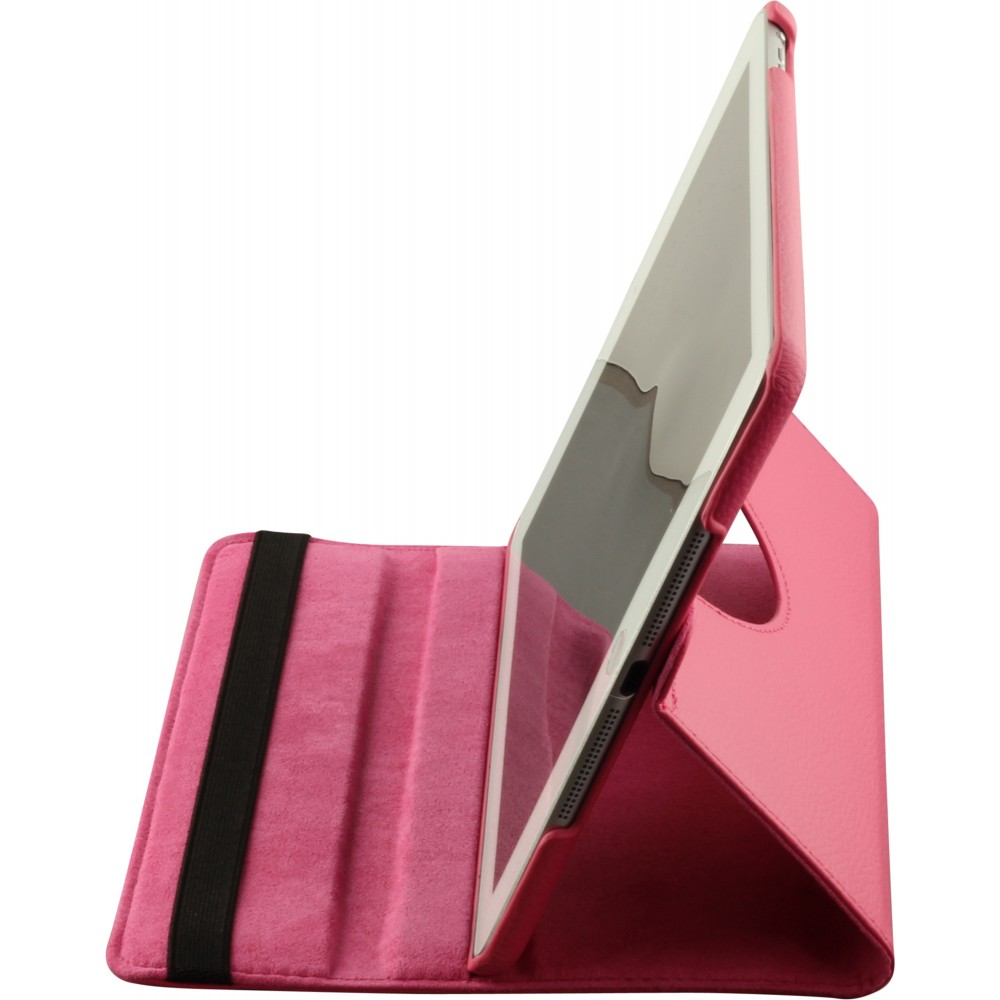 Etui cuir iPad Air 10.9" (2020) - Premium Flip 360 - Rose foncé
