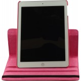 Etui cuir iPad 10.2" - Premium Flip 360 - Rose foncé