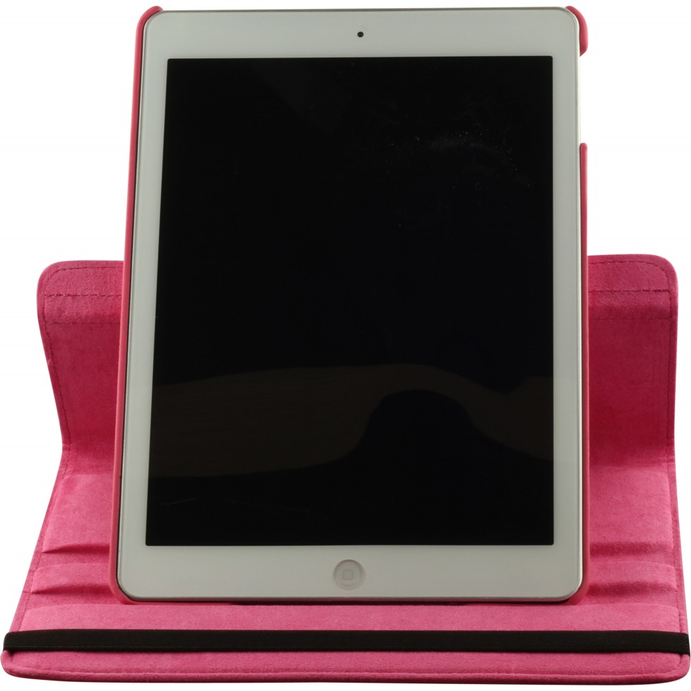 Etui cuir iPad Air 10.9" (2020) - Premium Flip 360 - Rose foncé