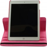 Etui cuir iPad Air 10.9" (2020) - Premium Flip 360 - Rose foncé