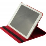 Etui cuir iPad 9.7" - Premium Flip 360 - Rouge