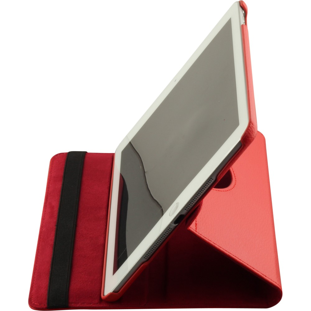 Etui cuir iPad 10.2" - Premium Flip 360 - Rouge