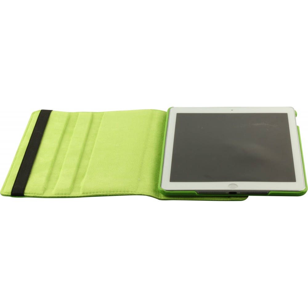 Etui cuir iPad 9.7" - Premium Flip 360 - Vert