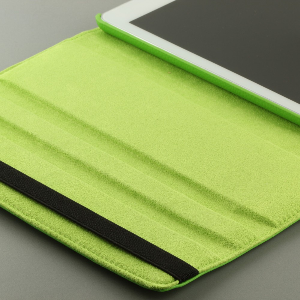 Etui cuir iPad 9.7" - Premium Flip 360 - Vert