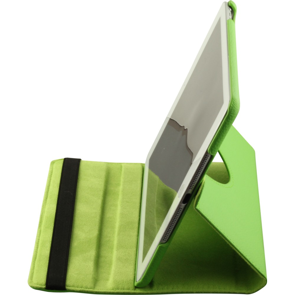 Etui cuir iPad 9.7" - Premium Flip 360 - Vert