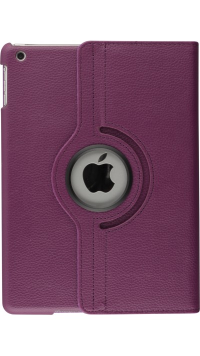 Etui cuir iPad 9.7" - Premium Flip 360 - Violet