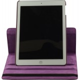 Etui cuir iPad 9.7" - Premium Flip 360 - Violet