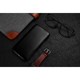 Etui cuir iPhone 11 Pro - ICARER avec rabat - Noir