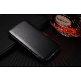 Etui cuir iPhone 11 Pro Max - ICARER avec rabat - Noir