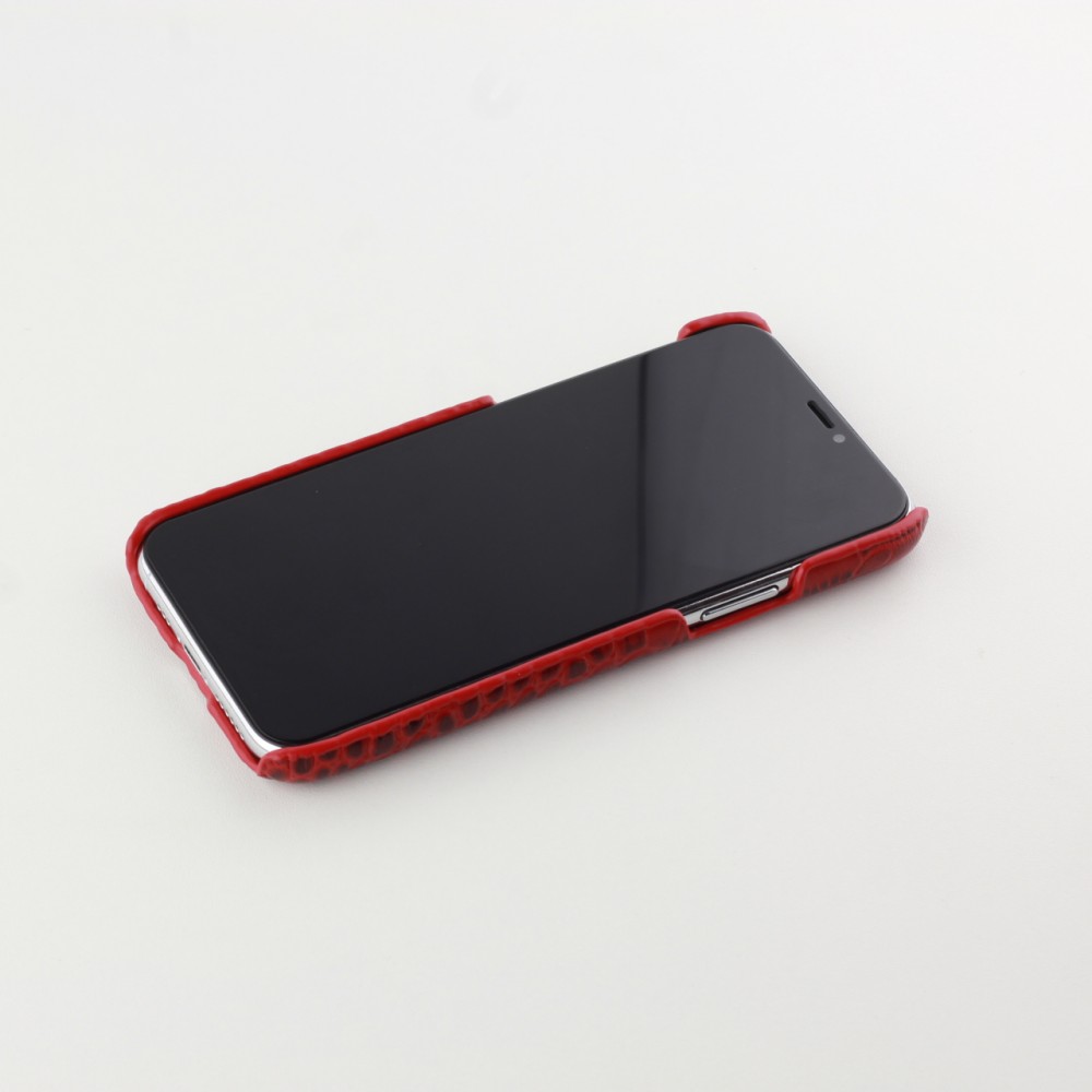 Hülle iPhone 11 - Luxury Crocodile - Rot