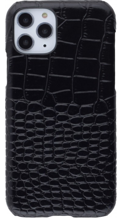 Hülle iPhone 11 Pro - Luxury Crocodile - Schwarz