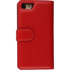 Etui cuir iPhone 7 / 8 / SE (2020, 2022) - Flip Money - Rouge