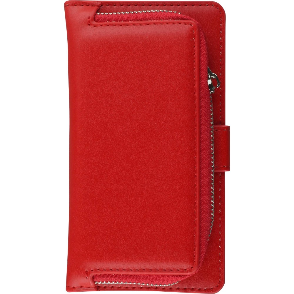 Etui cuir iPhone 7 / 8 / SE (2020, 2022) - Flip Money - Rouge