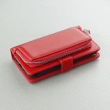 Etui cuir iPhone 7 / 8 / SE (2020, 2022) - Flip Money - Rouge