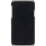 Etui cuir iPhone XR - Luxury Crocodile - Noir