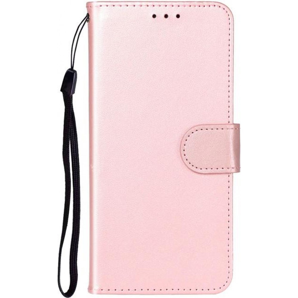 Case Hülle Samsung Galaxy A32 - Premium Flip - Rosa - Gold