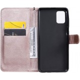 Case Hülle Samsung Galaxy A32 - Premium Flip - Rosa - Gold