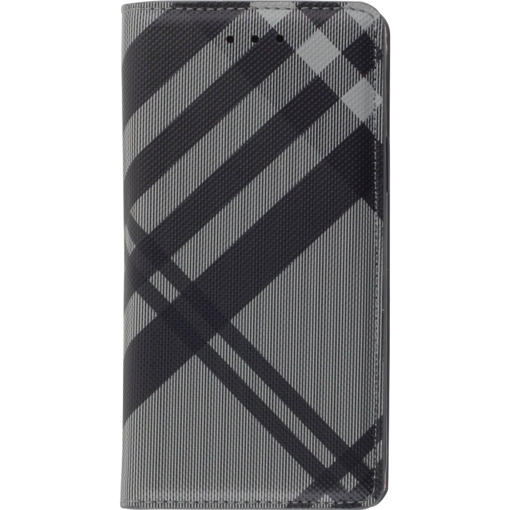 Fourre Samsung Galaxy S10 - Flip Lines - Gris